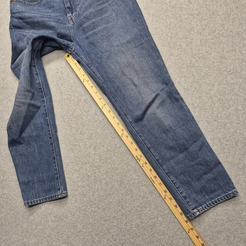 Madewell Jeans Womens 26 Blue High Rise The Mom Jean Tapered Denim Momcore 90s